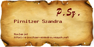 Pirnitzer Szandra névjegykártya